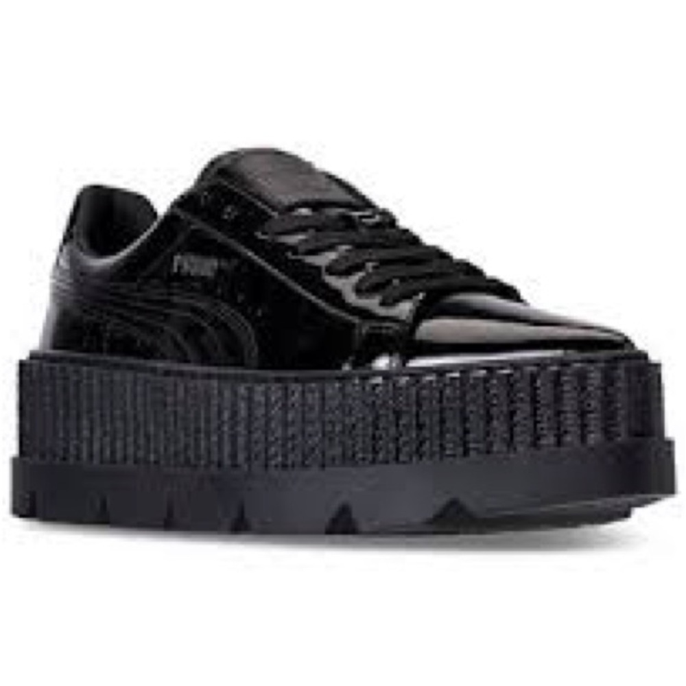 Fenty x Rihanna Pointy Creeper Patent Leather Platform Sneakers